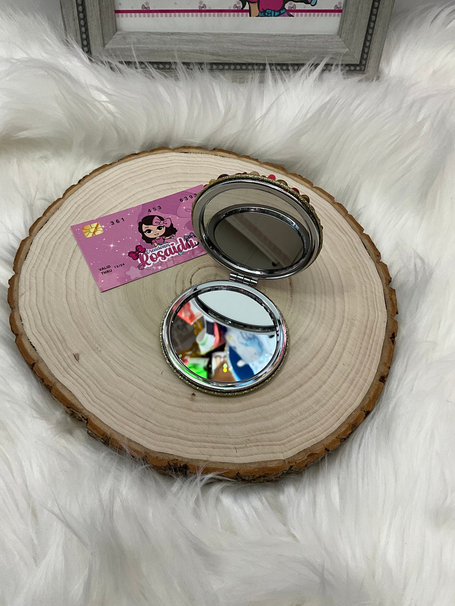 Mini espejo princesa