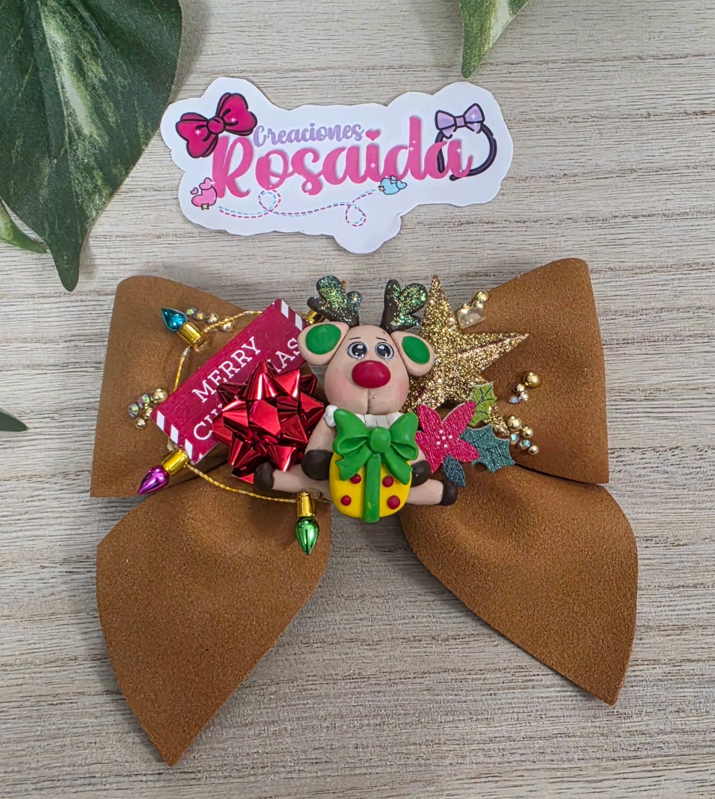 Moñito Navideño Venadito