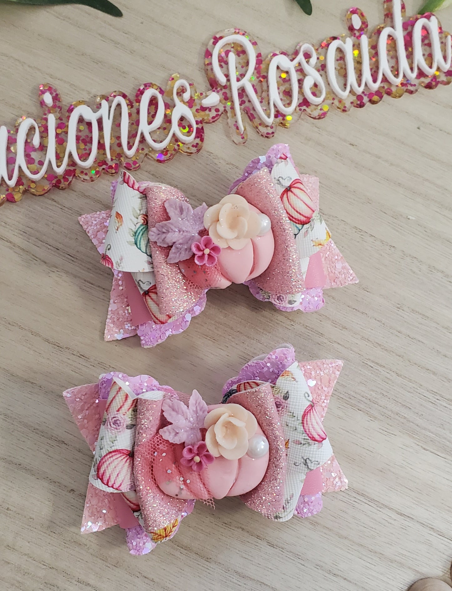 Paresitos Calabazas Rosa