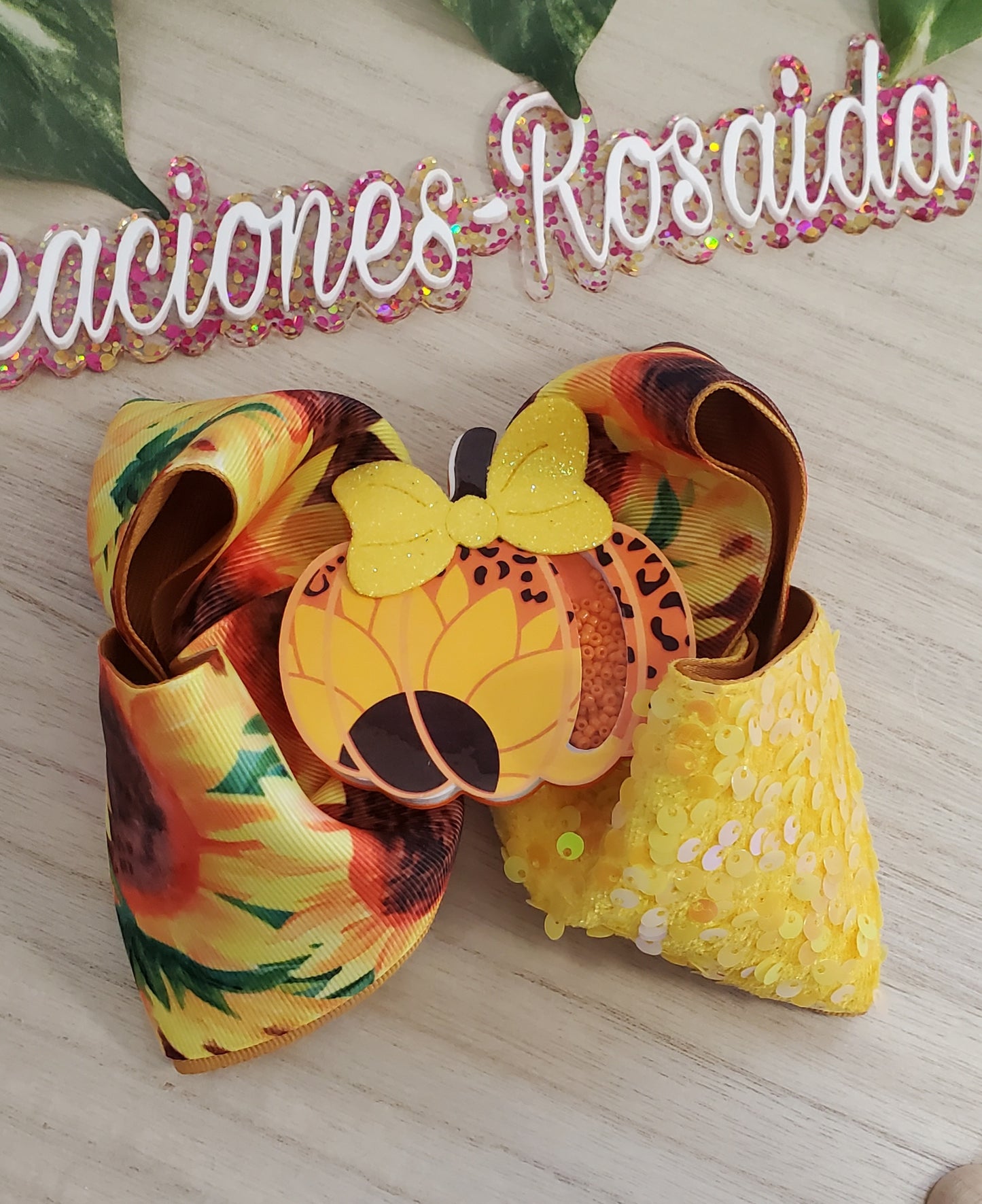 Calabaza Girasol Lentejuela