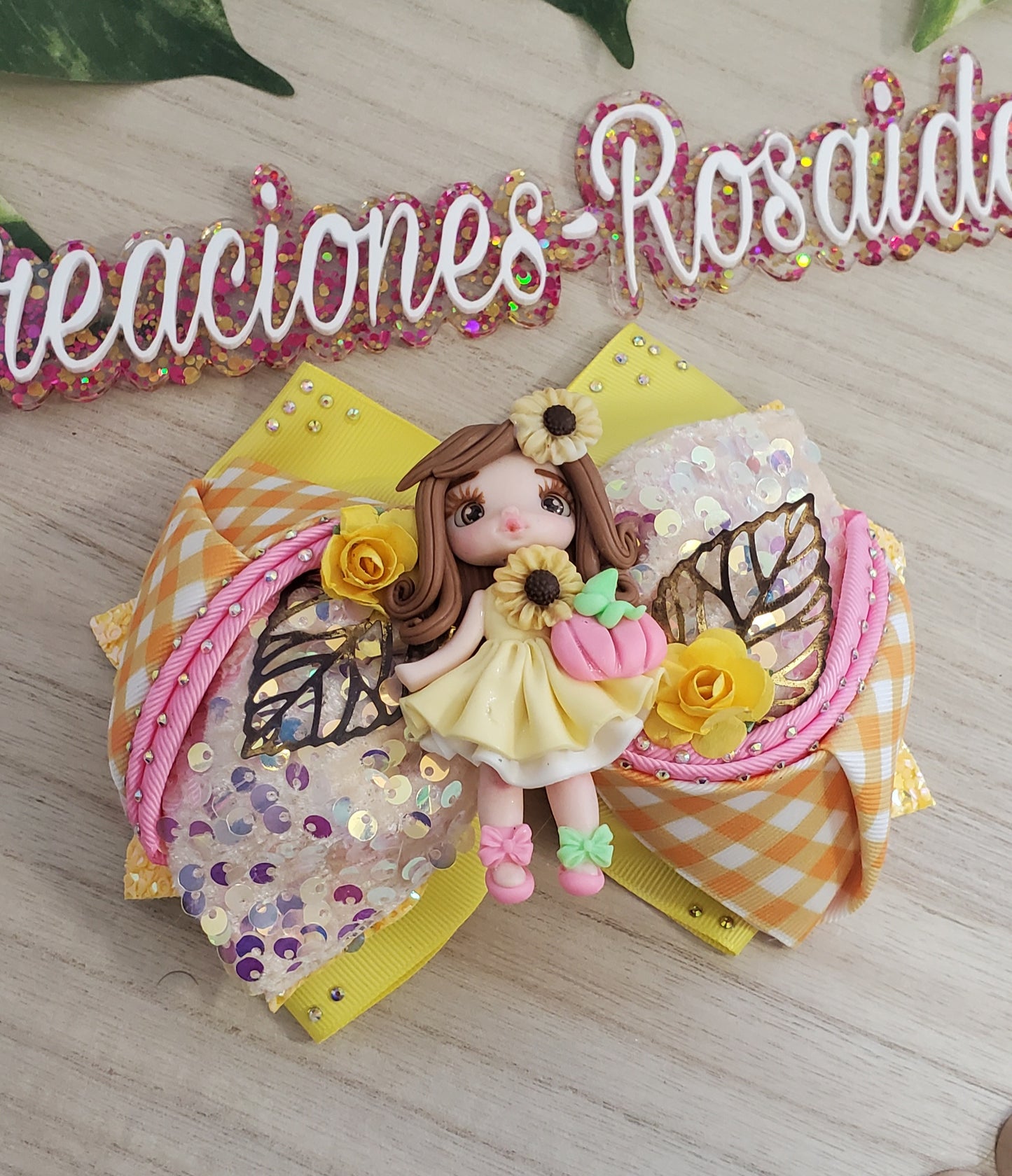 Muñequita Calabaza rosa