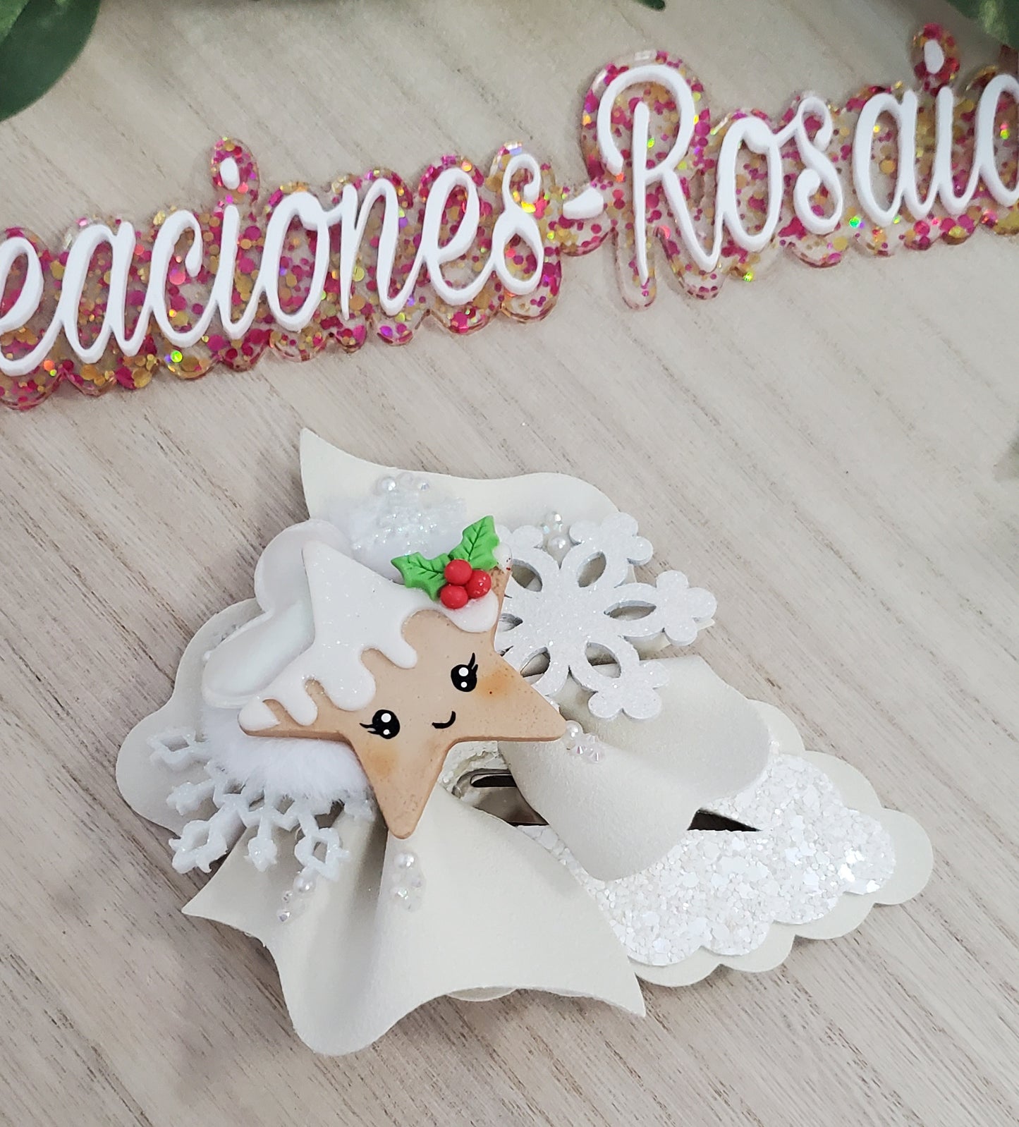 Hermosa estrella hair clip