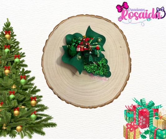 Hair clip Navideño