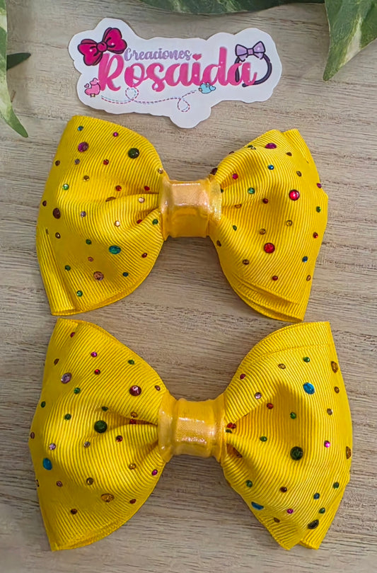 Paresitos Amarillos con Piedritas