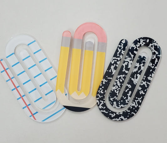 Jumbo Paper clip Escolar set