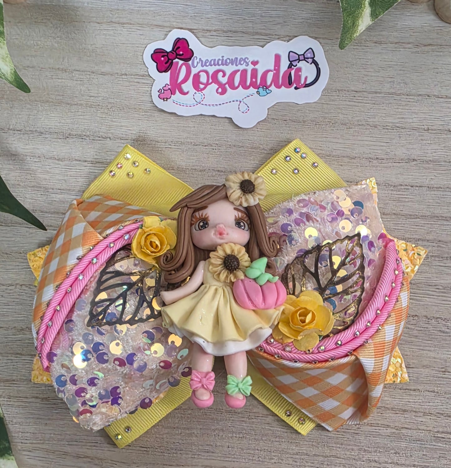 Hermosa Muñequita vestido Amarillo