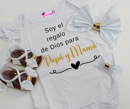 Soy el regalo de Dios para Papá y Mamá set