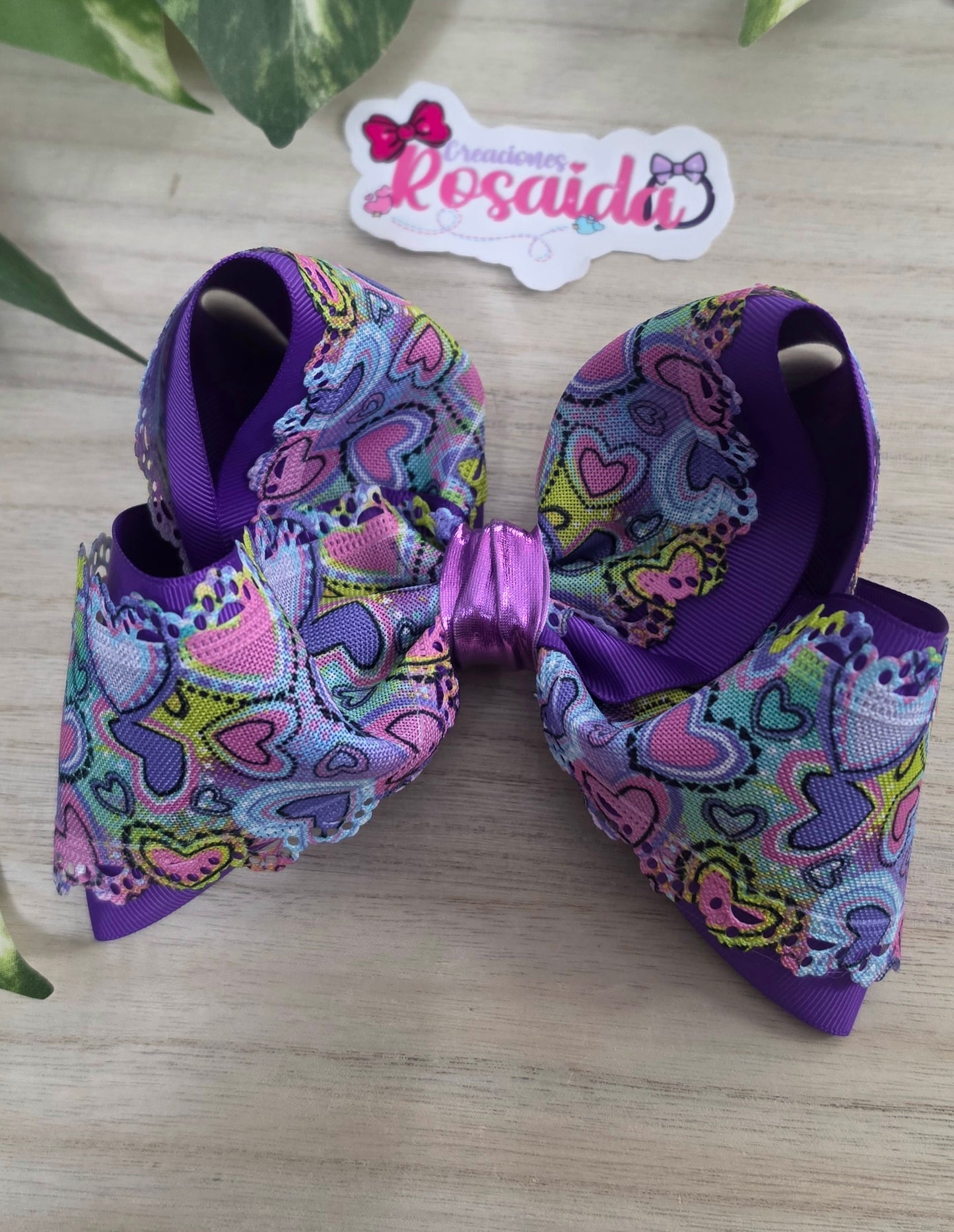 Corazones Violeta
