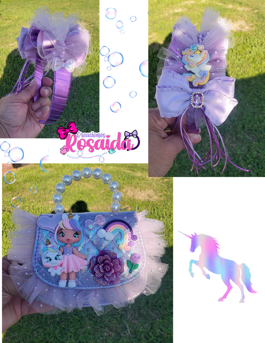 Set cartera y Diadema