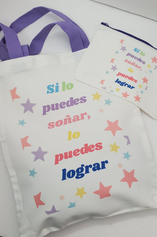 Si lo puedes soñar Tote Bag set