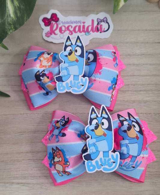 Paresitos Azul con rosa