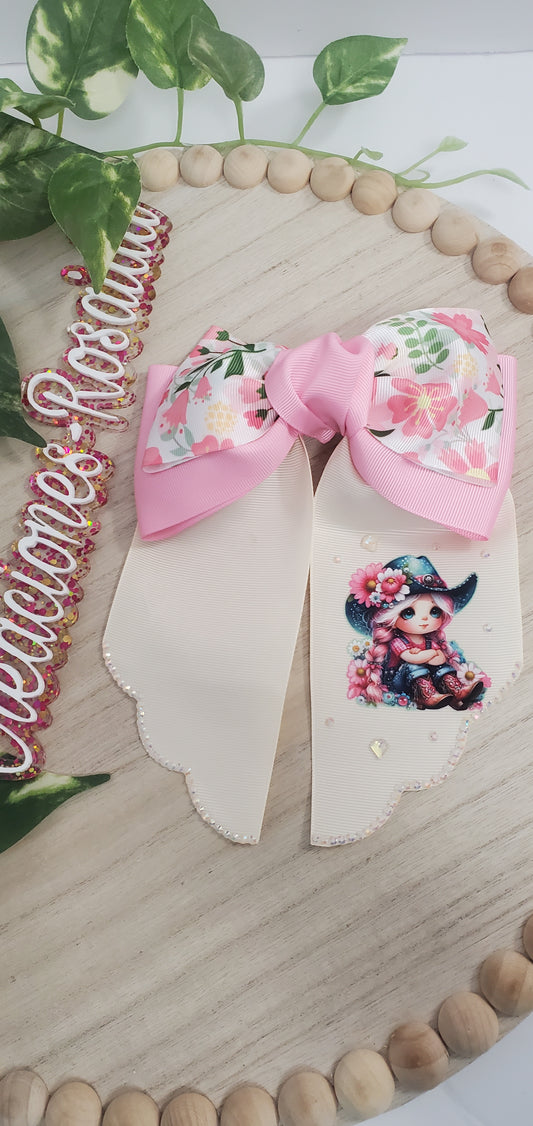 Coletero muñequita sombrero