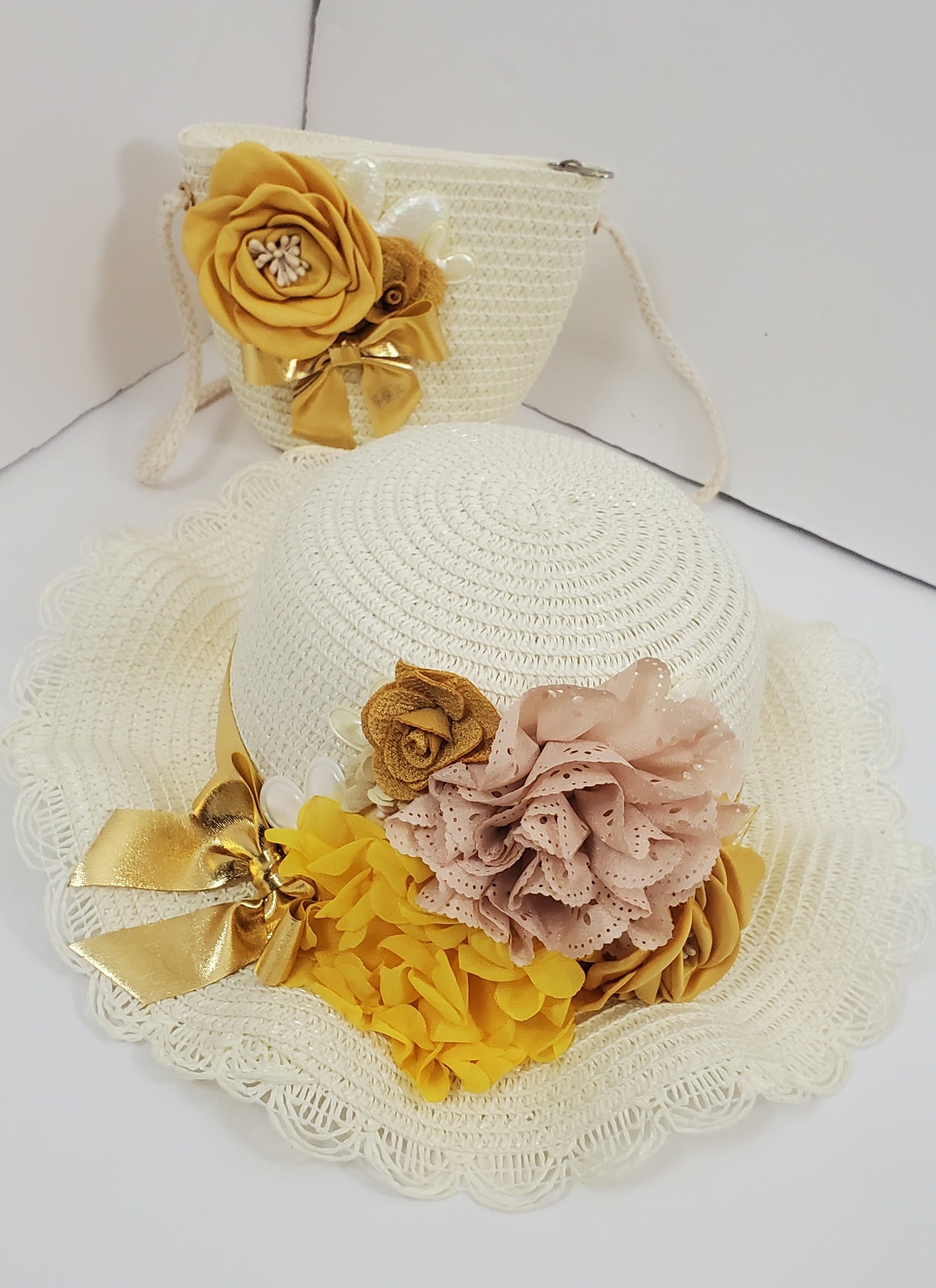 Set de Pamela y Cartera Cream