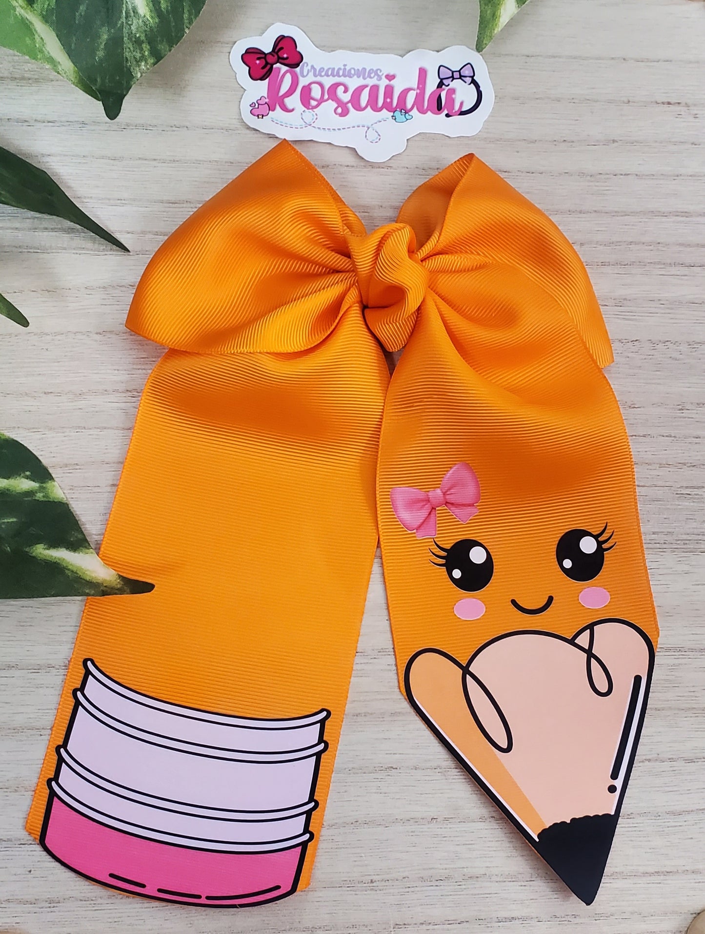 Coletero Lápiz Naranja