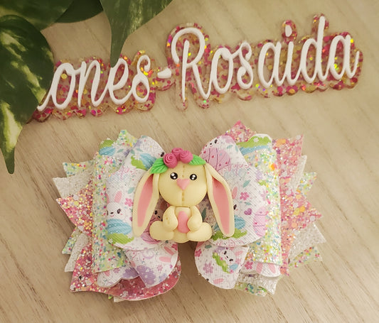 Conejito moño en vinil