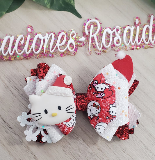 Gatita con Gorrito de Santa