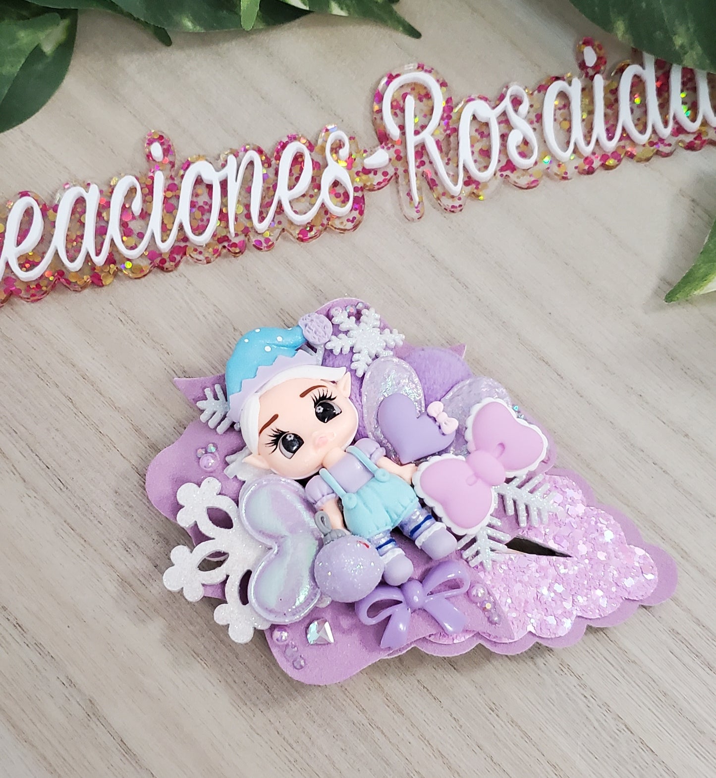 Hermoso duende hair clips