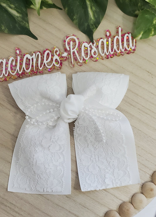 Coletero Lace Blanco