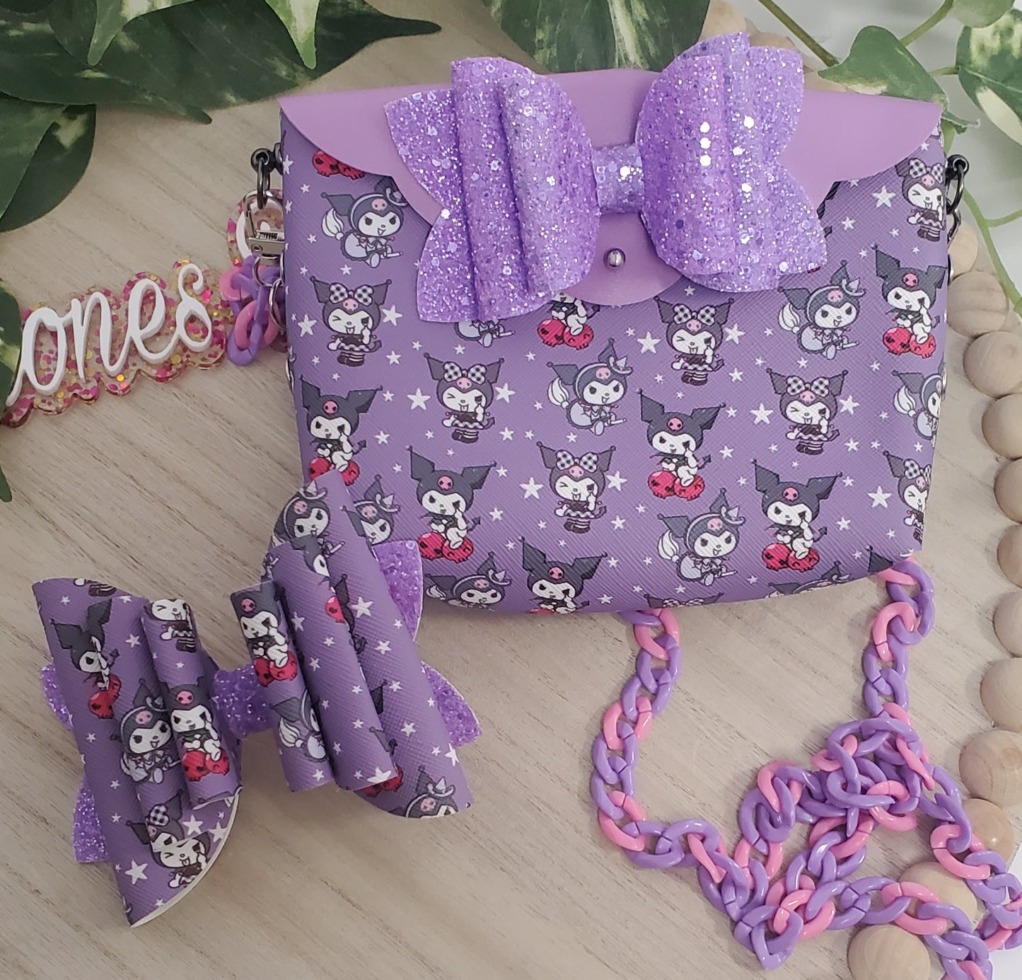 Set cartera y moño Kuro