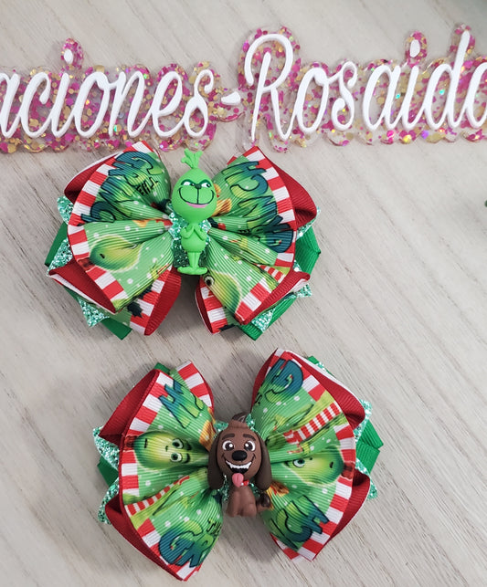 Paresitos verde y perrito