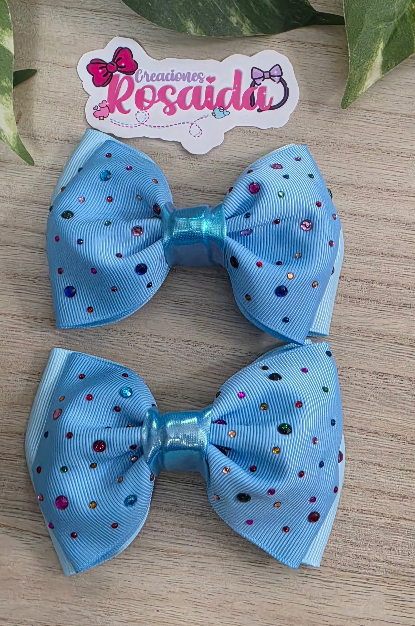 Paresito Azul con Piedritas
