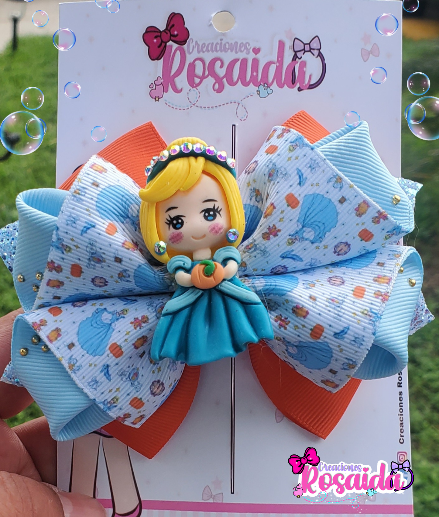Princesa vestido azul