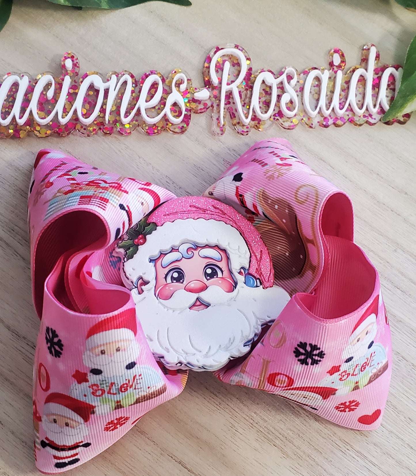 Pink santa