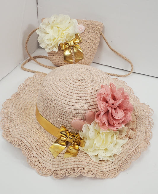 Set De Pamela y cartera Rosa claro